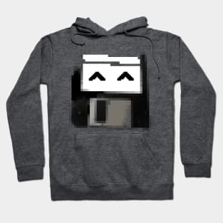 Degraded floppy smiley Hoodie